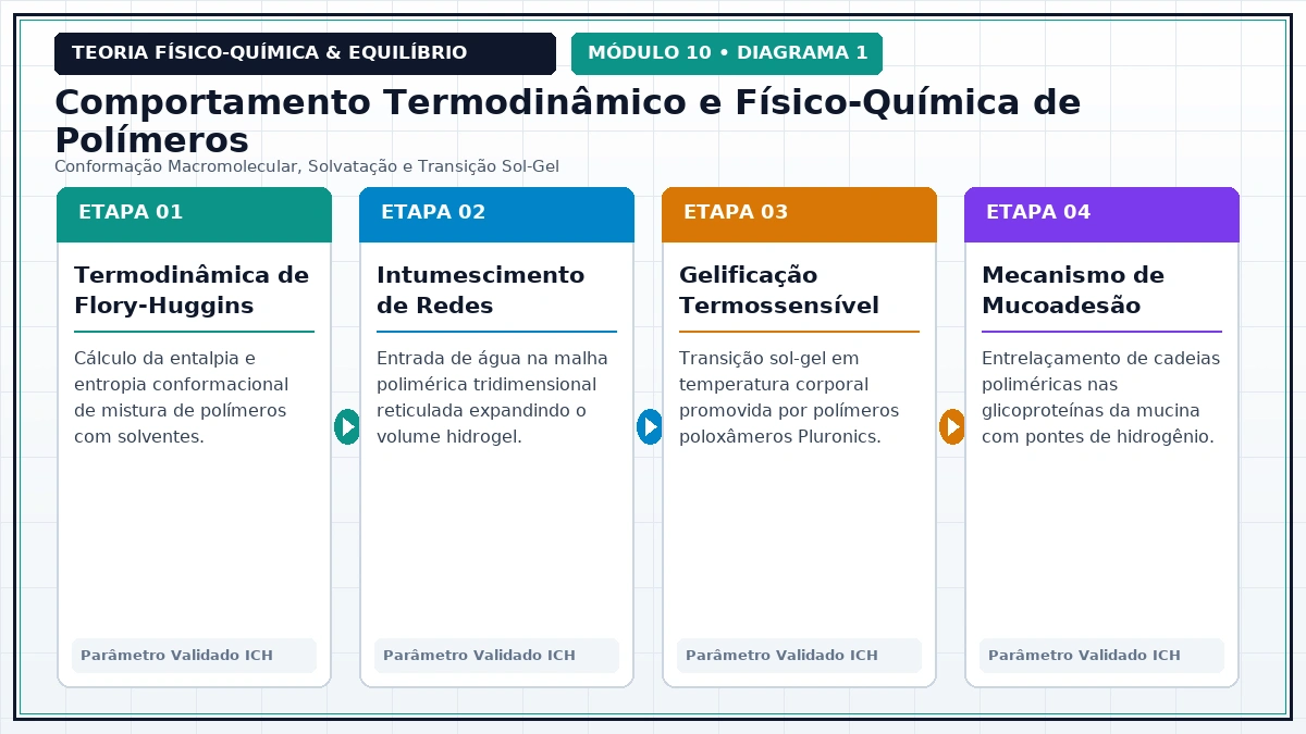 Diagrama Físico-Químico Teórico - Polímeros e Hidrogéis em Farmácia