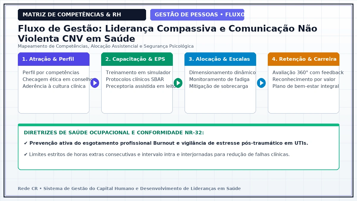 Diagrama de Engenharia de Processos de Pessoas e Matriz de Competências Clínicas - Dimensionamento de Pessoal de Enfermagem e Parâmetros Cofen
