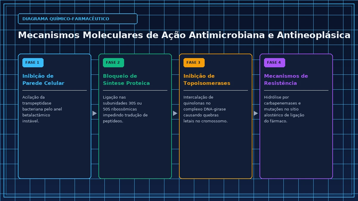 Diagrama Técnico e Rota de Process Chemistry - Antimicrobianos e Quimioterápicos