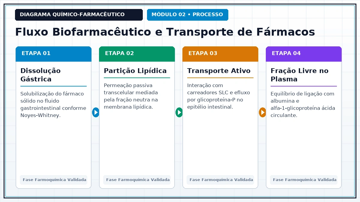 Diagrama Técnico e Rota de Process Chemistry - Físico-Química Medicinal e Propriedades ADME