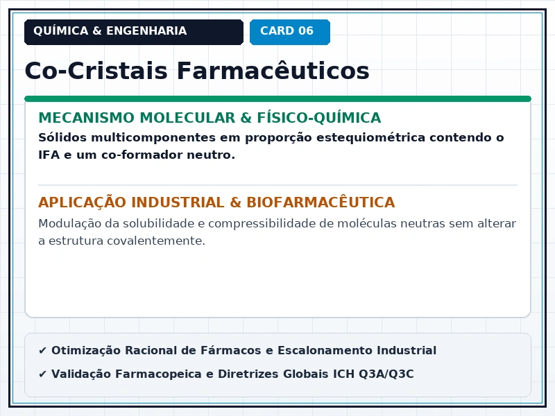 Cartão Técnico 6 - Cristalografia e Polimorfismo Farmacêutico