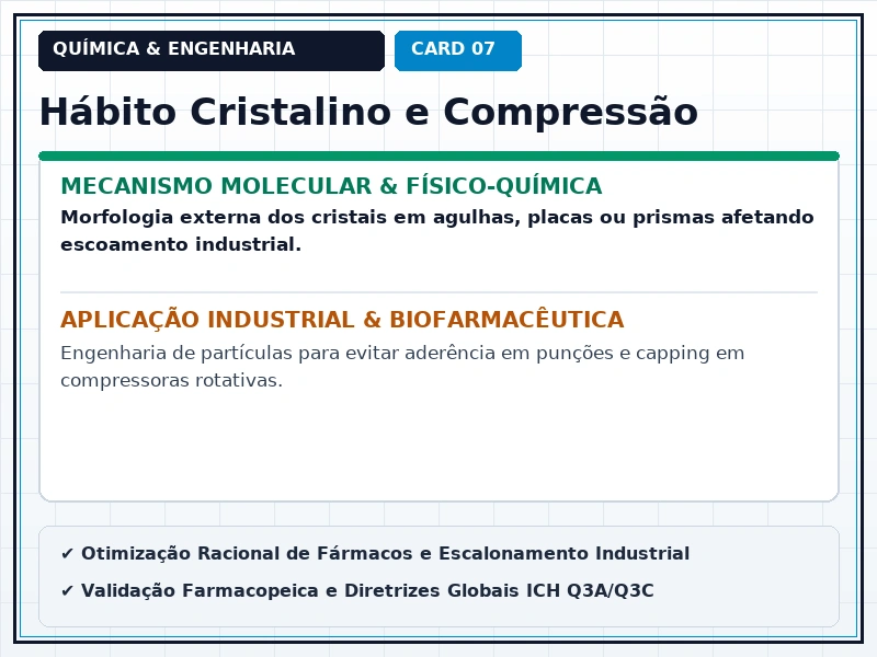 Cartão Técnico 7 - Cristalografia e Polimorfismo Farmacêutico