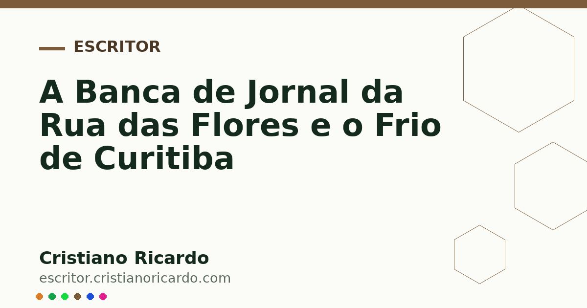 Card OG automático: A Banca de Jornal da Rua das Flores e o Frio de Curitiba