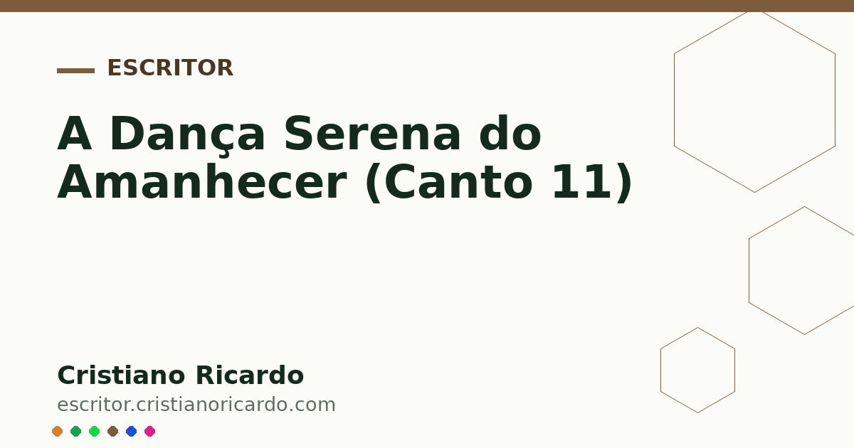 Card OG automático: A Dança Serena do Amanhecer (Canto 11)