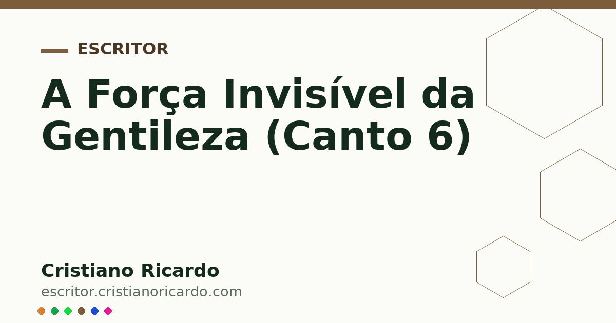 Card OG automático: A Força Invisível da Gentileza (Canto 6)