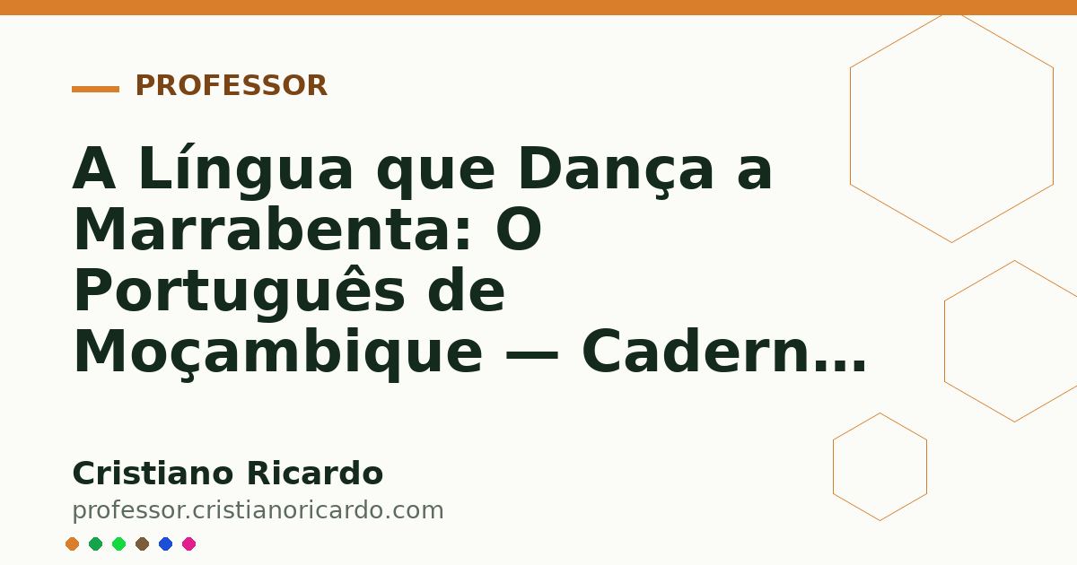 Card OG automático: A Língua que Dança a Marrabenta: O Português de Moçambique — Caderno de Gramática (2014)
