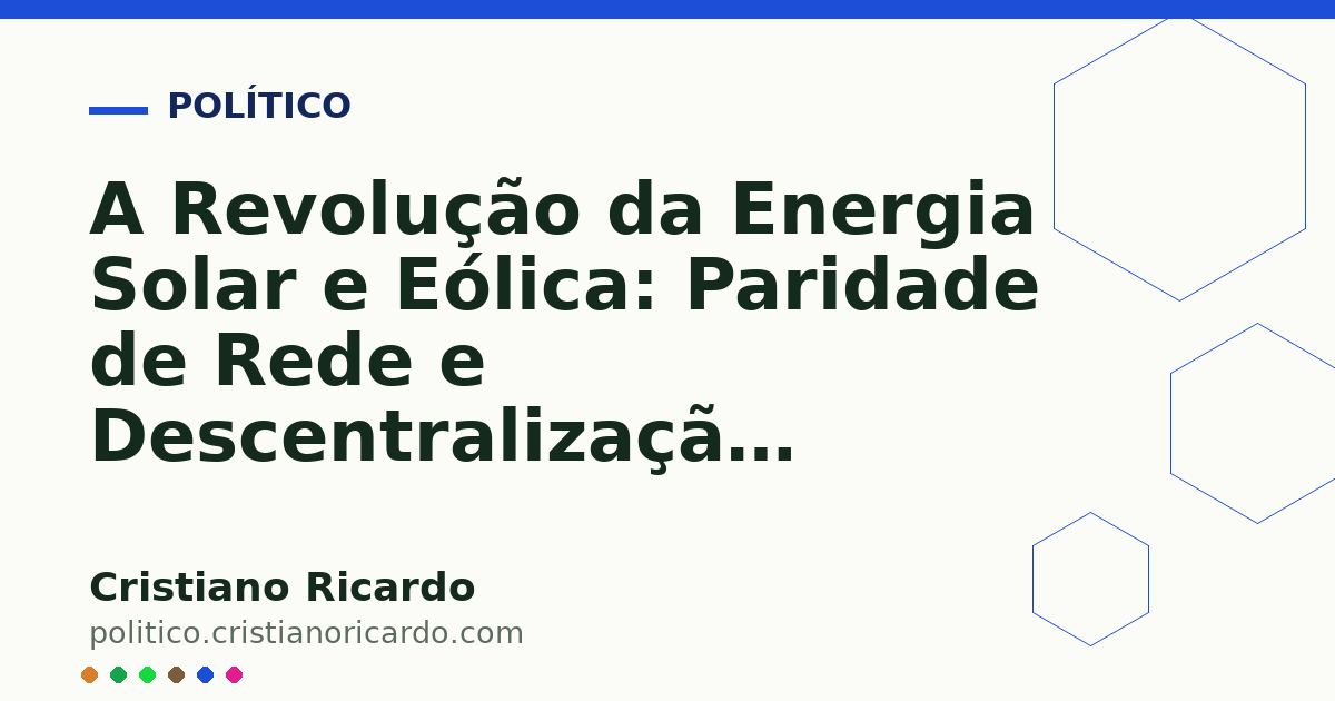 Card OG automático: A Revolução da Energia Solar e Eólica: Paridade de Rede e Descentralização (Edição 2011)
