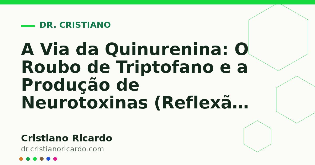 Card OG automático: A Via da Quinurenina: O Roubo de Triptofano e a Produção de Neurotoxinas (Reflexão Clínica 2020)
