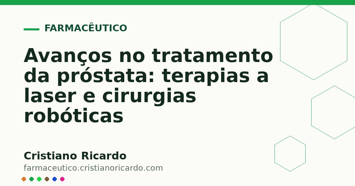 Card OG automático: Avanços no tratamento da próstata: terapias a laser e cirurgias robóticas