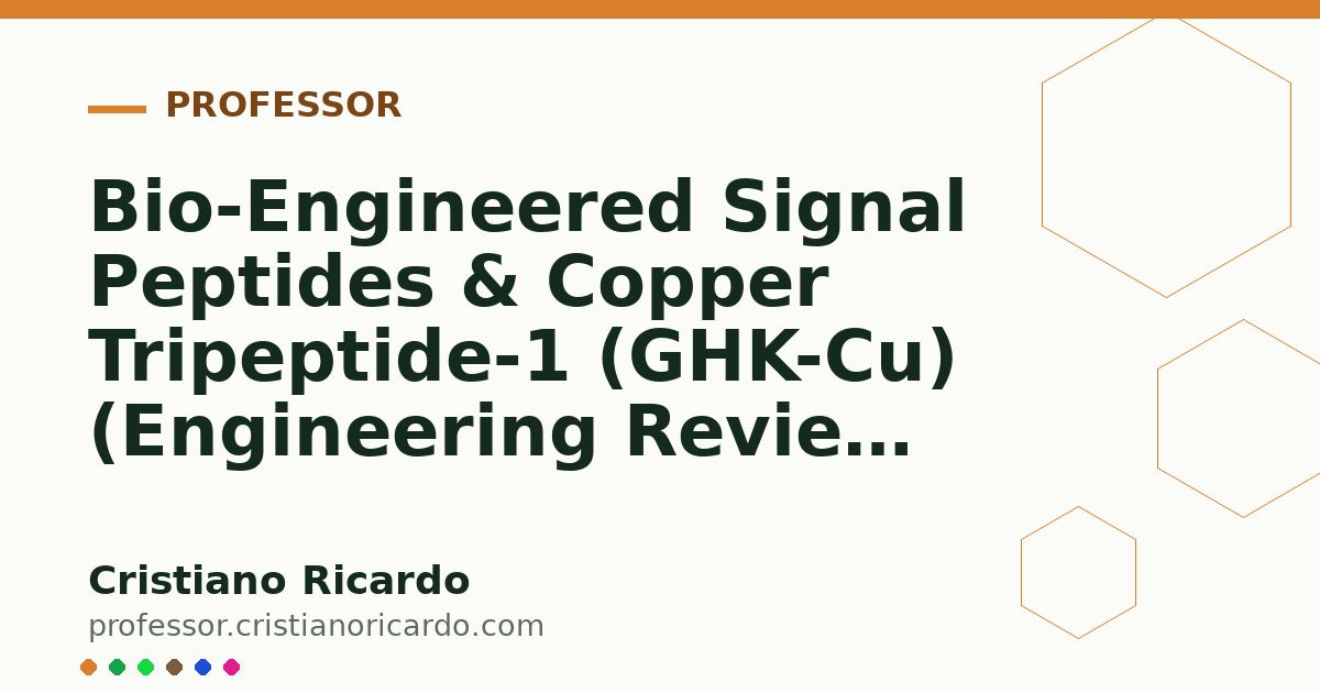 Card OG automático: Bio-Engineered Signal Peptides & Copper Tripeptide-1 (GHK-Cu) (Engineering Review 2022)