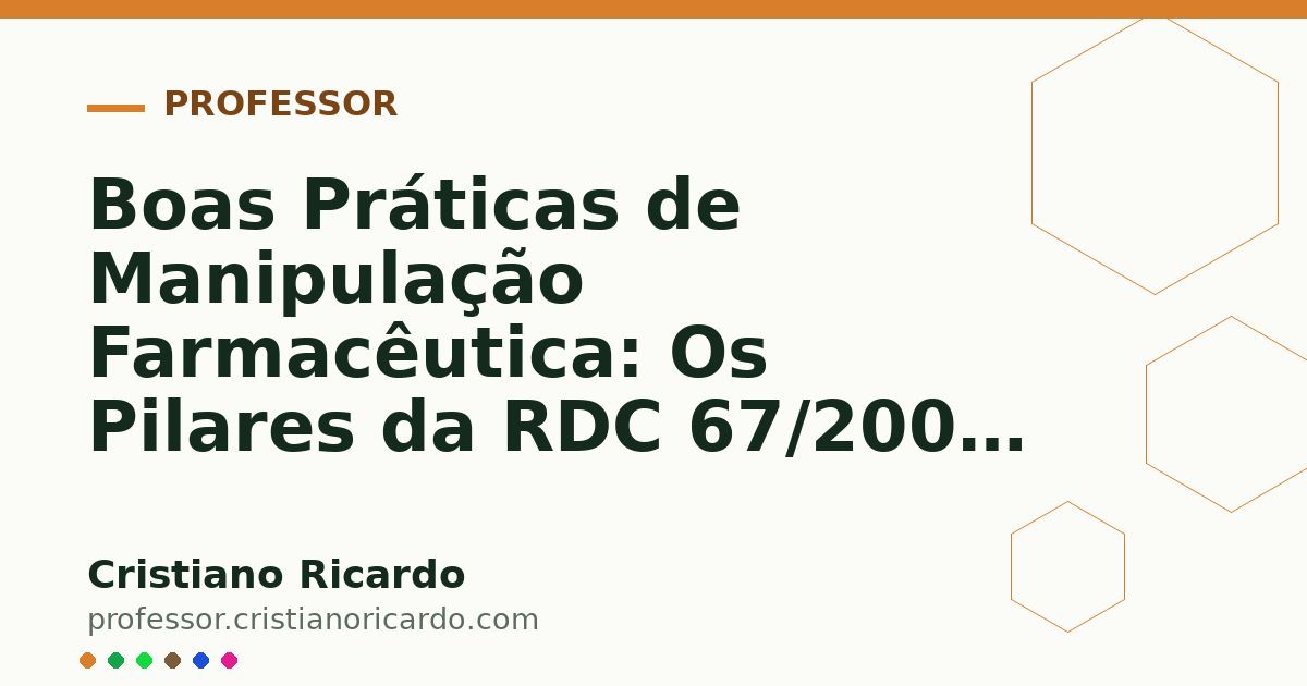 Card OG automático: Boas Práticas de Manipulação Farmacêutica: Os Pilares da RDC 67/2007 (Parte 15)