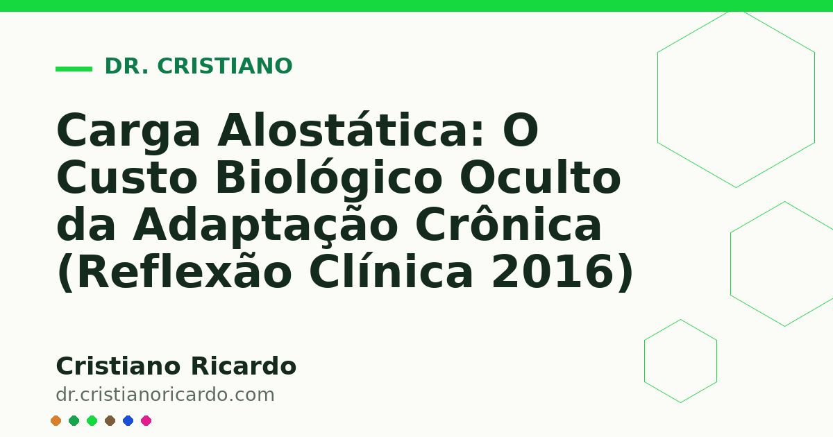 Card OG automático: Carga Alostática: O Custo Biológico Oculto da Adaptação Crônica (Reflexão Clínica 2016)