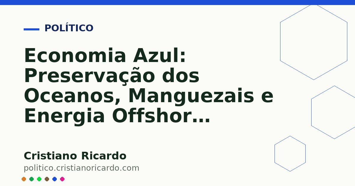 Card OG automático: Economia Azul: Preservação dos Oceanos, Manguezais e Energia Offshore (Edição 2020)