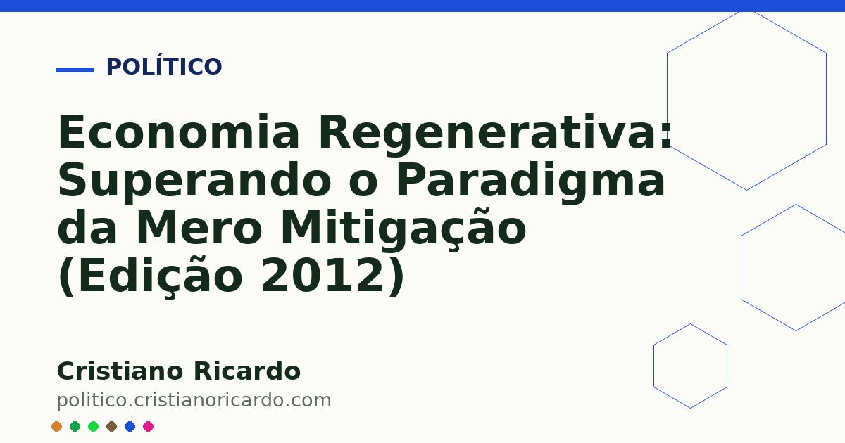 Card OG automático: Economia Regenerativa: Superando o Paradigma da Mero Mitigação (Edição 2012)