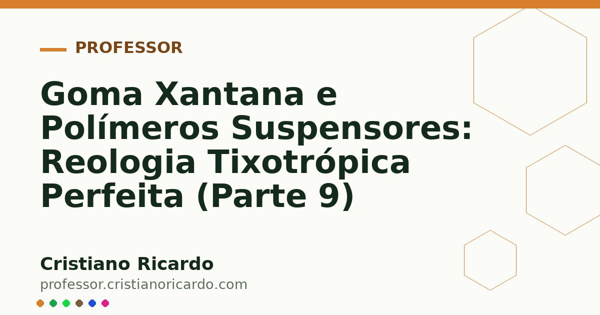 Card OG automático: Goma Xantana e Polímeros Suspensores: Reologia Tixotrópica Perfeita (Parte 9)