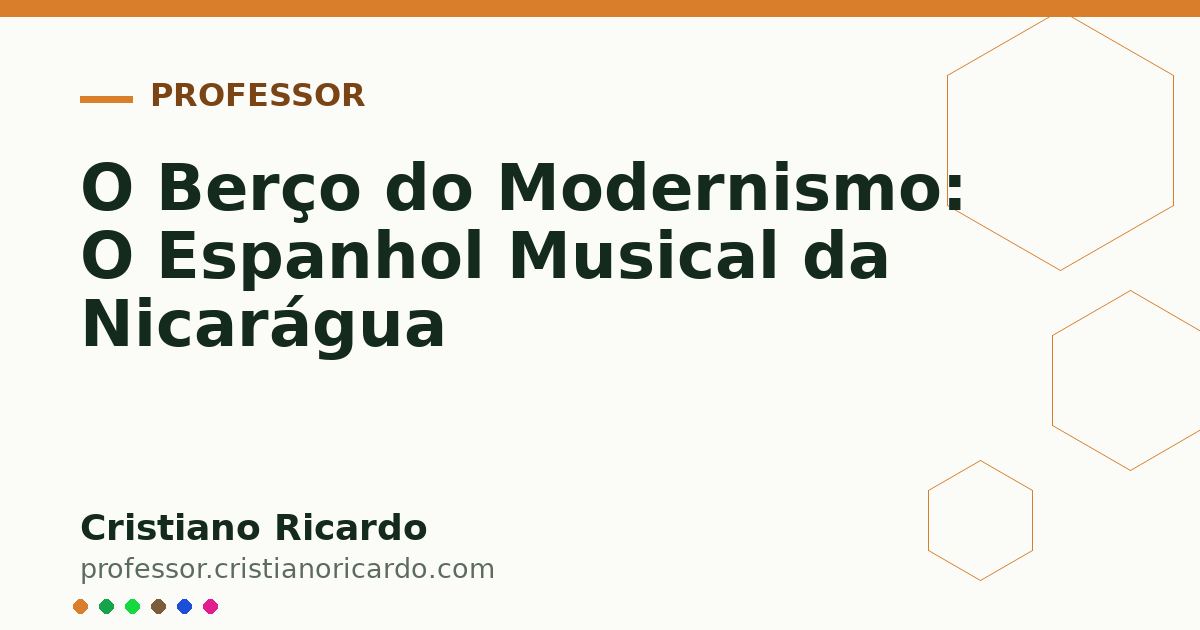 Card OG automático: O Berço do Modernismo: O Espanhol Musical da Nicarágua