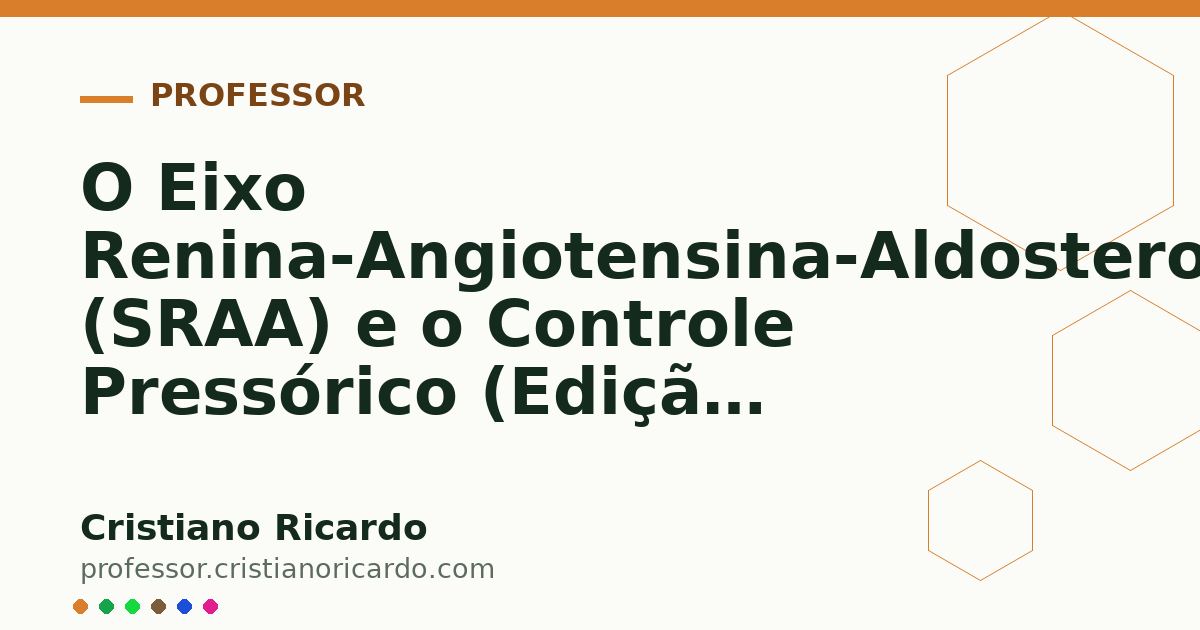 Card OG automático: O Eixo Renina-Angiotensina-Aldosterona (SRAA) e o Controle Pressórico (Edição Farmacêutica 2016)