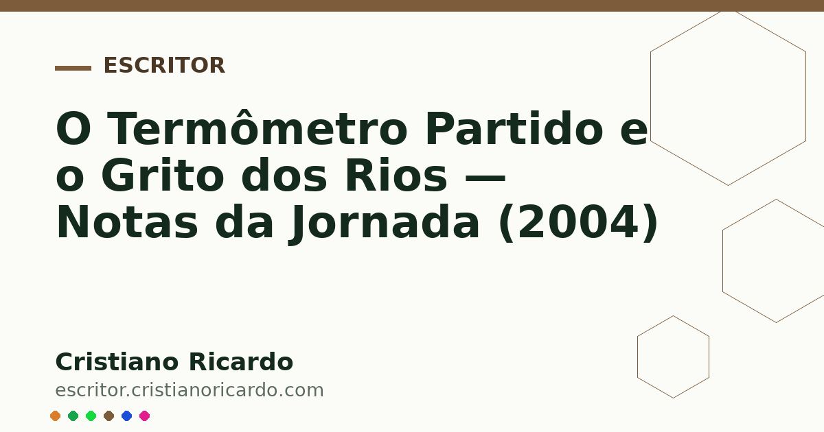 Card OG automático: O Termômetro Partido e o Grito dos Rios — Notas da Jornada (2004)