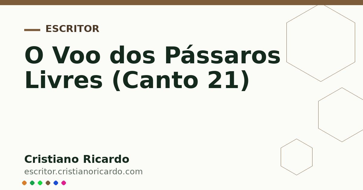 Card OG automático: O Voo dos Pássaros Livres (Canto 21)