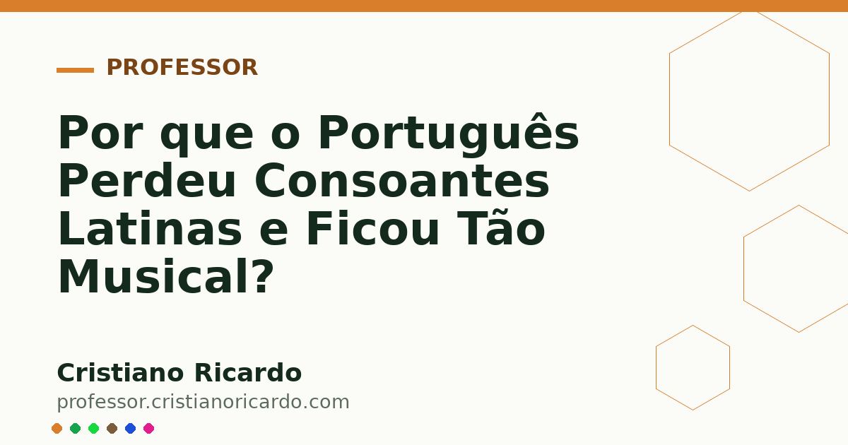 Card OG automático: Por que o Português Perdeu Consoantes Latinas e Ficou Tão Musical?