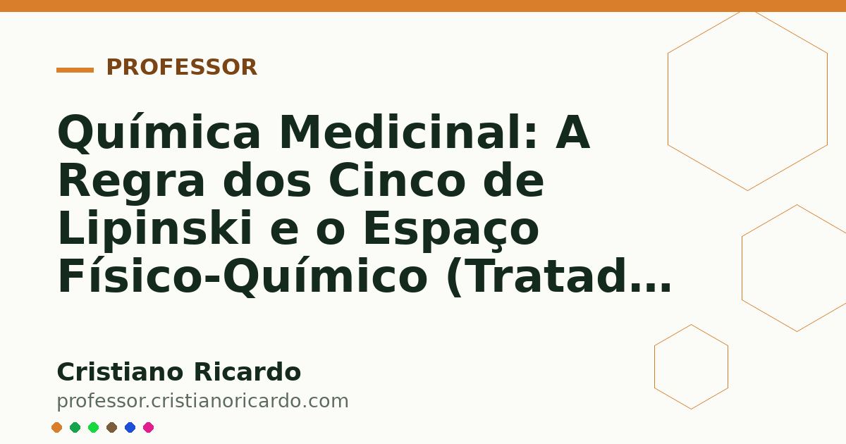 Card OG automático: Química Medicinal: A Regra dos Cinco de Lipinski e o Espaço Físico-Químico (Tratado de Química Farmacêutica 2026)