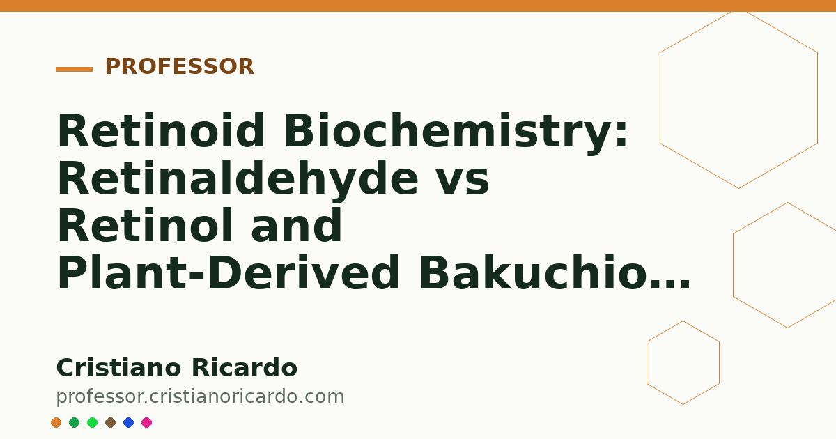 Card OG automático: Retinoid Biochemistry: Retinaldehyde vs Retinol and Plant-Derived Bakuchiol (Engineering Review 2015)