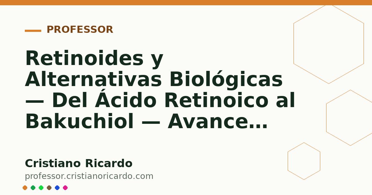 Card OG automático: Retinoides y Alternativas Biológicas — Del Ácido Retinoico al Bakuchiol — Avances Tecnológicos 2015