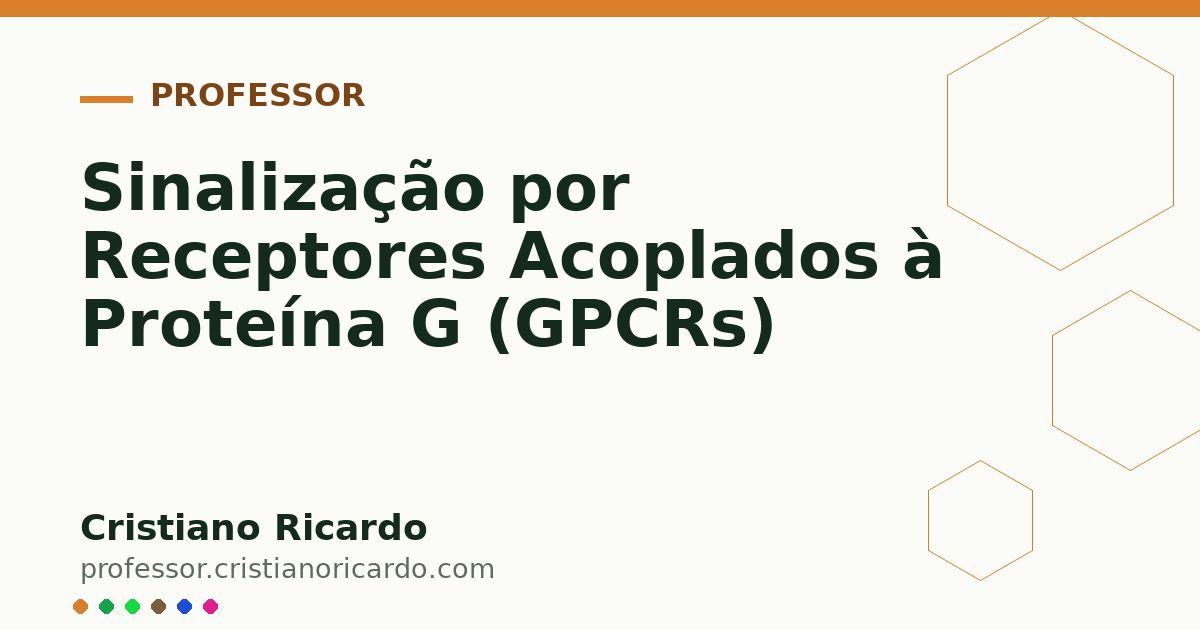 Card OG automático: Sinalização por Receptores Acoplados à Proteína G (GPCRs)