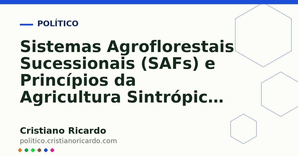 Card OG automático: Sistemas Agroflorestais Sucessionais (SAFs) e Princípios da Agricultura Sintrópica (Tratado de Agroecologia &amp; Agricultura Familiar 2019)