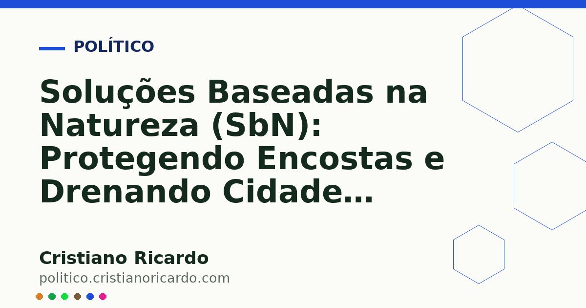 Card OG automático: Soluções Baseadas na Natureza (SbN): Protegendo Encostas e Drenando Cidades (Edição 2024)