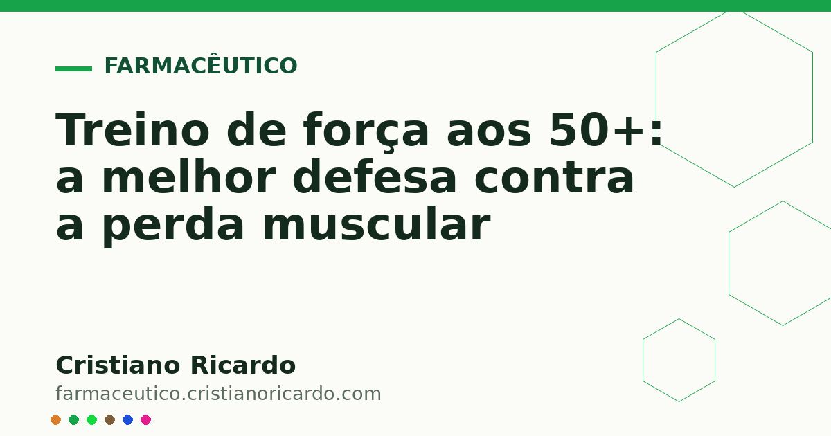 Card OG automático: Treino de força aos 50+: a melhor defesa contra a perda muscular